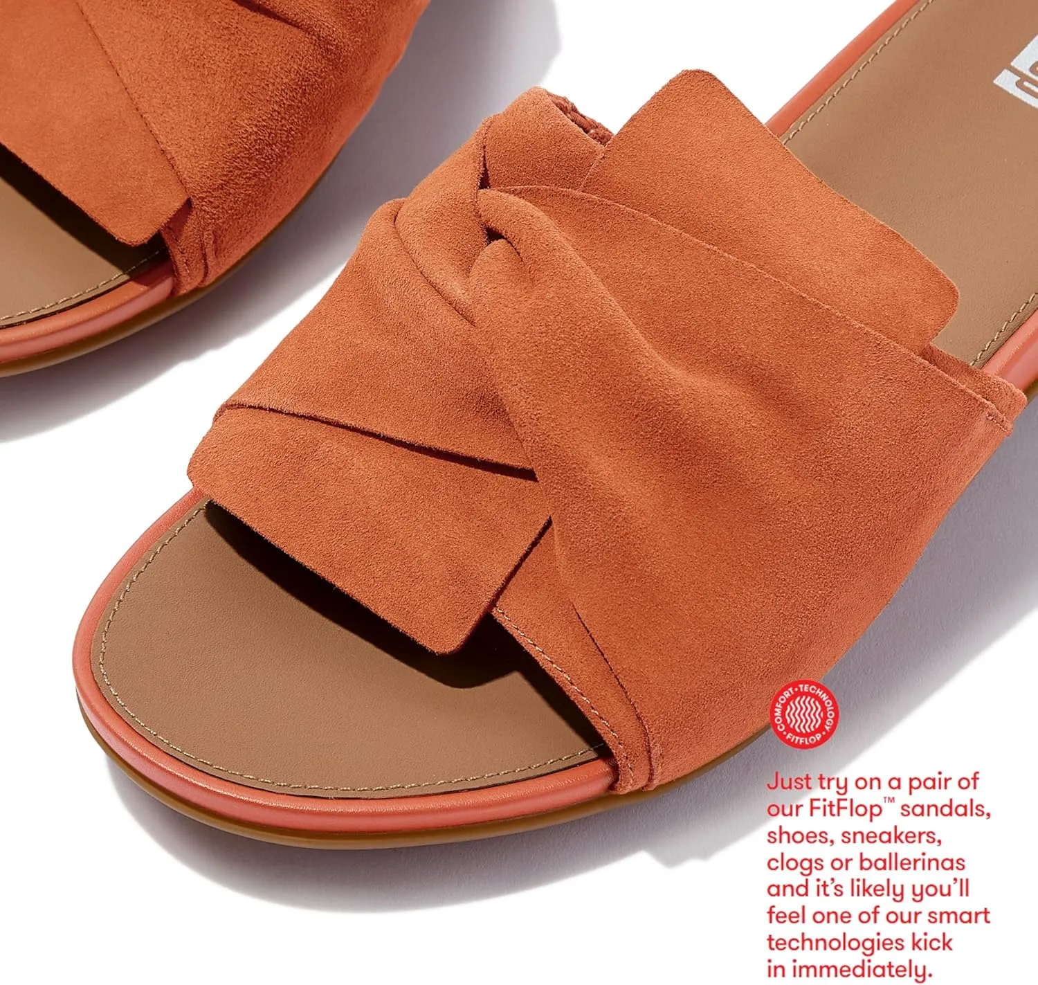 FitFlop Women's Gracie Soft-Twist Suede Slides Wedge Sandal