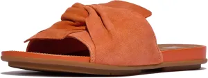 FitFlop Women's Gracie Soft-Twist Suede Slides Wedge Sandal