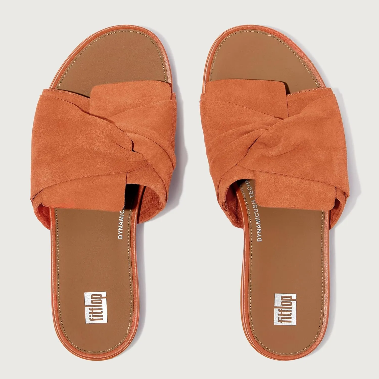 FitFlop Women's Gracie Soft-Twist Suede Slides Wedge Sandal