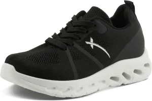 Flexus Women's Rushing Lace-Up Athletic Sneakers – Breathable Design, Shock-Absorbent Outsole, Arch Support