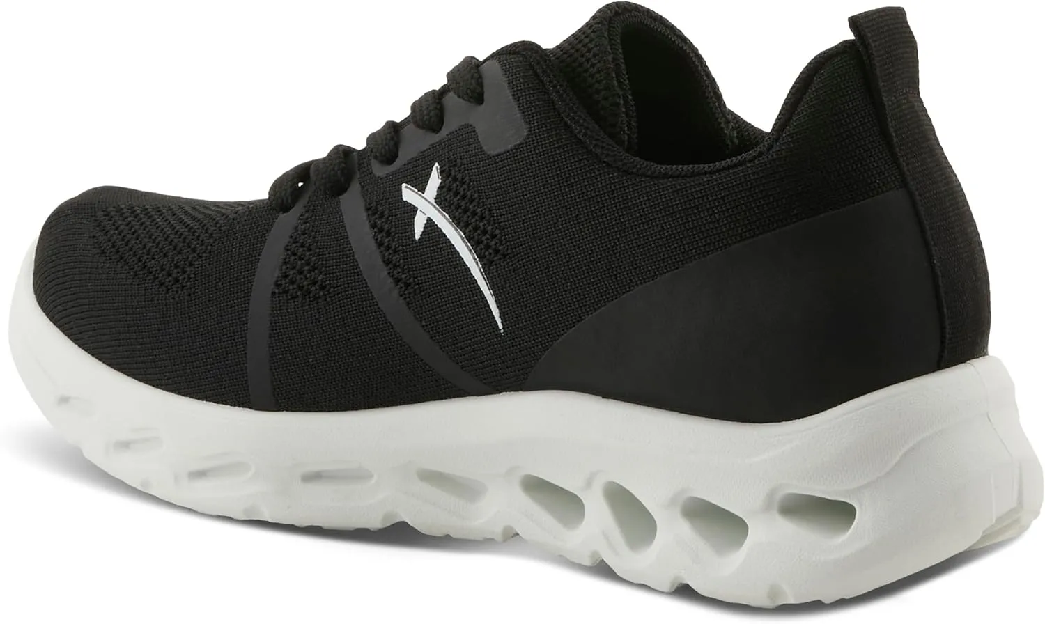 Flexus Women's Rushing Lace-Up Athletic Sneakers – Breathable Design, Shock-Absorbent Outsole, Arch Support