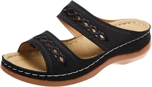 Flip Flops for Women Orthopedic Wedge Sandals Arch Support Sandals Casual Walking Sandal Vacation Slip on Shoes