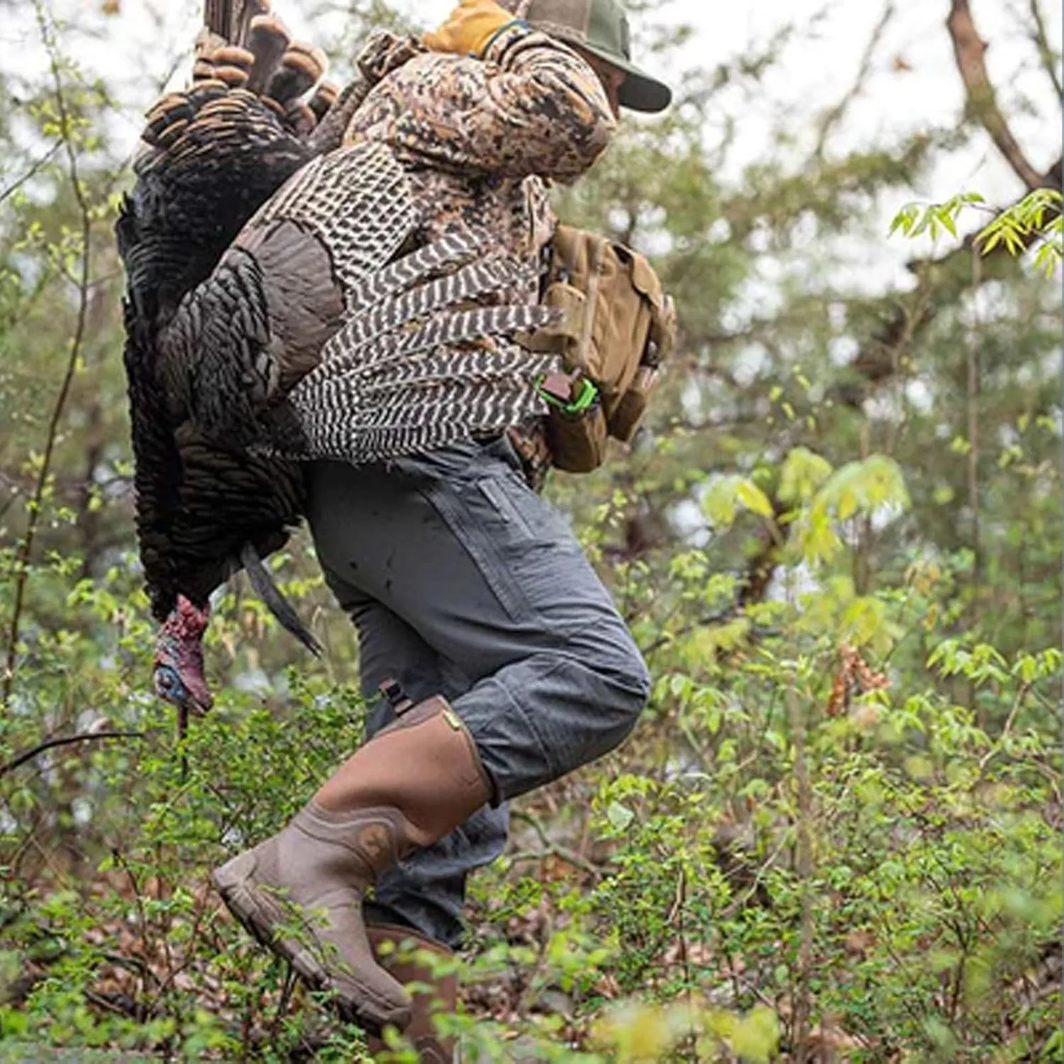 Gator Waders Men's Omega Flow Hunting Durable Lightweight 14" Height Boots with Calf Adjustable Gusset & Air Mesh Lining
