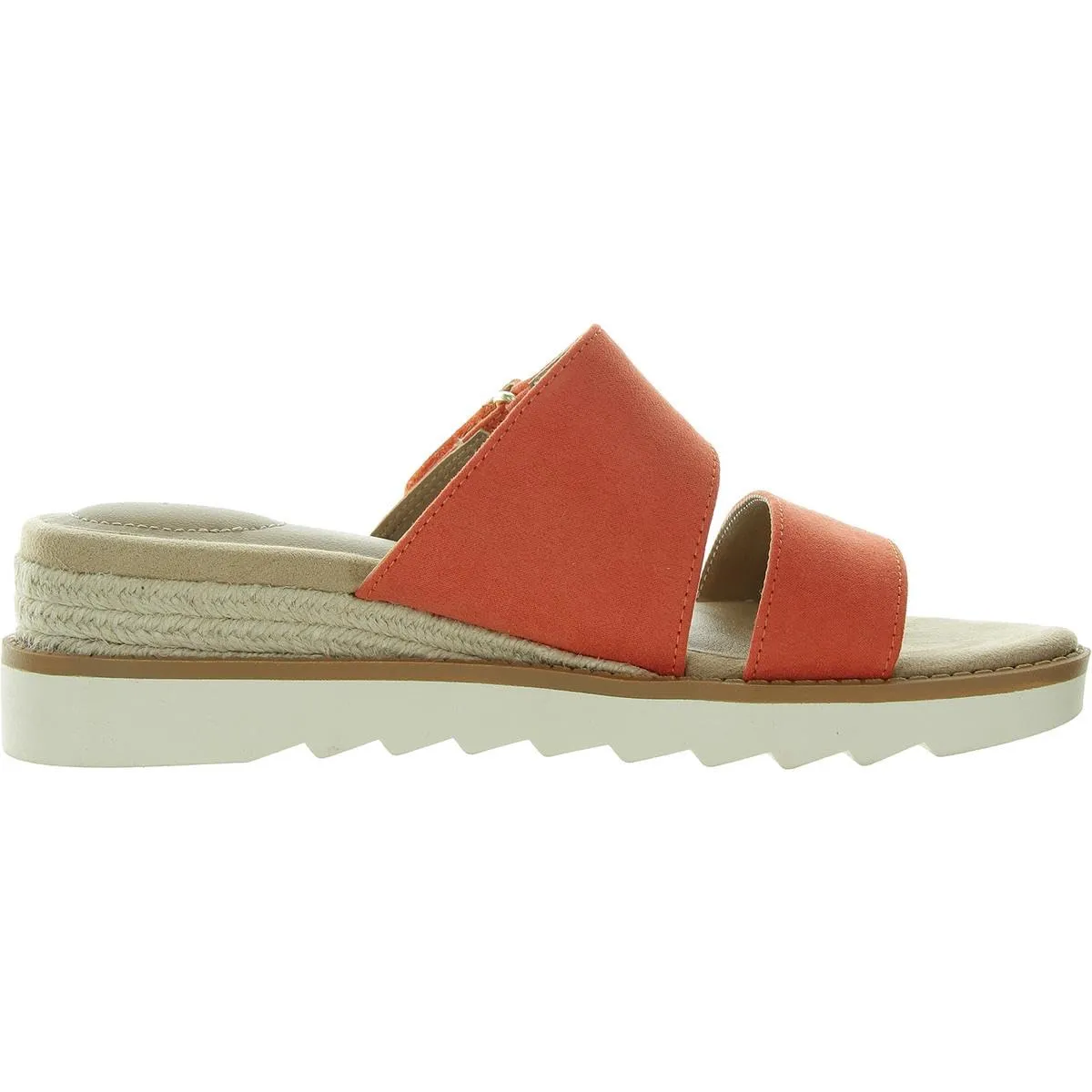 Giani Bernini Womens Bryerr Faux Leather Espadrilles Orange 7 Medium (B,M)