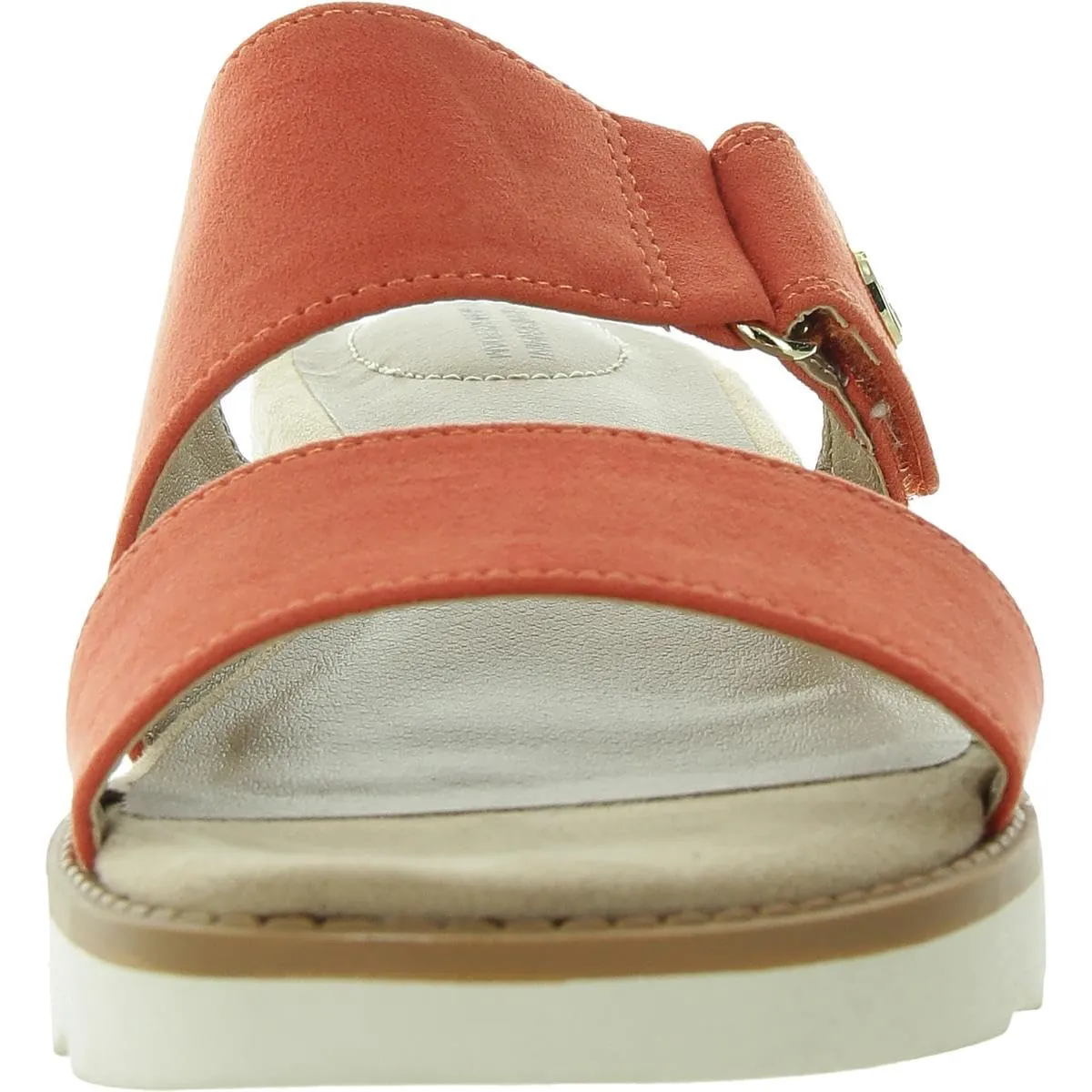 Giani Bernini Womens Bryerr Faux Leather Espadrilles Orange 7 Medium (B,M)