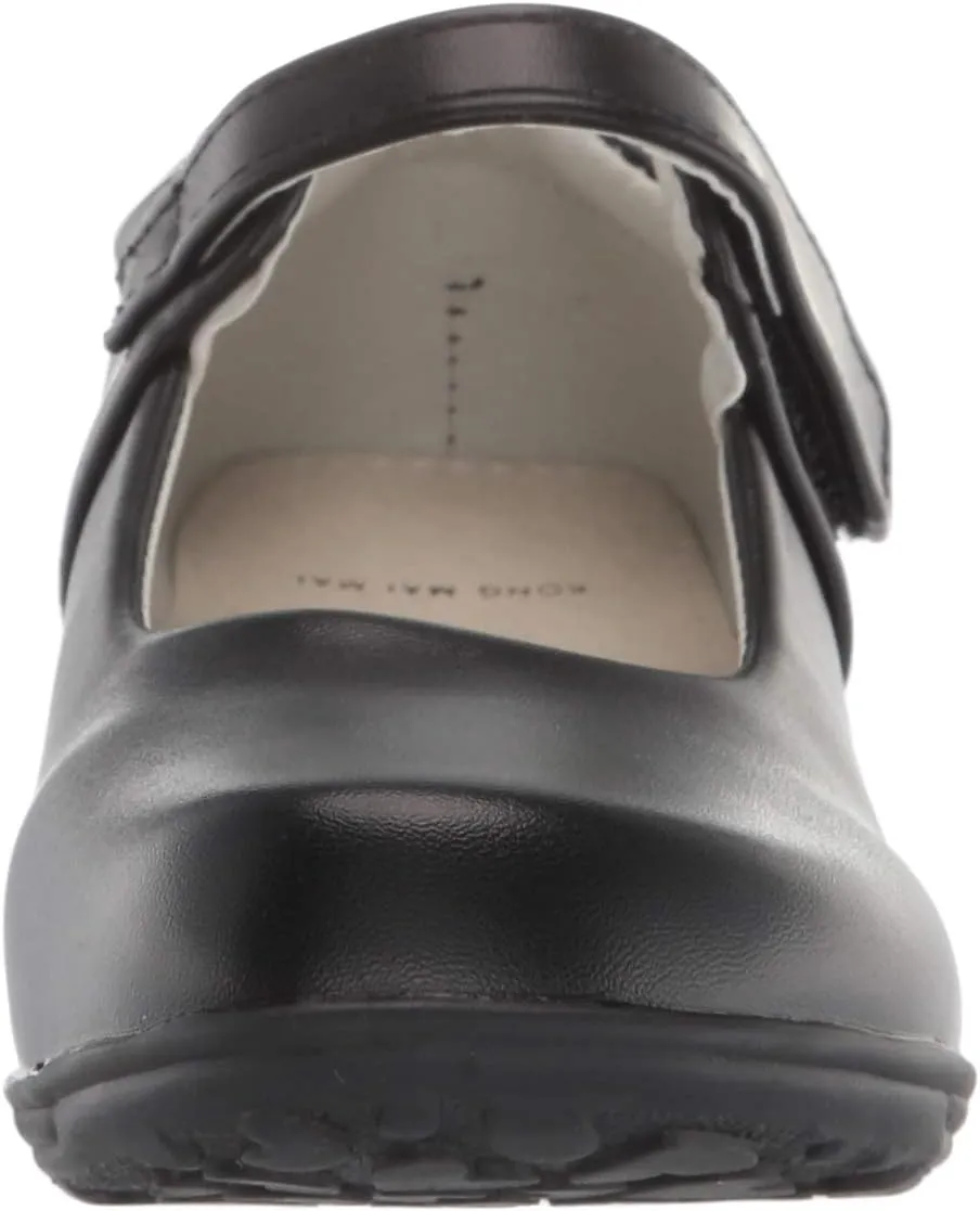 Girl's Mary Jane School Uniform Shoes Strap Dress Uniform Flats Black (Toddler/Little Girl/Big Girl)