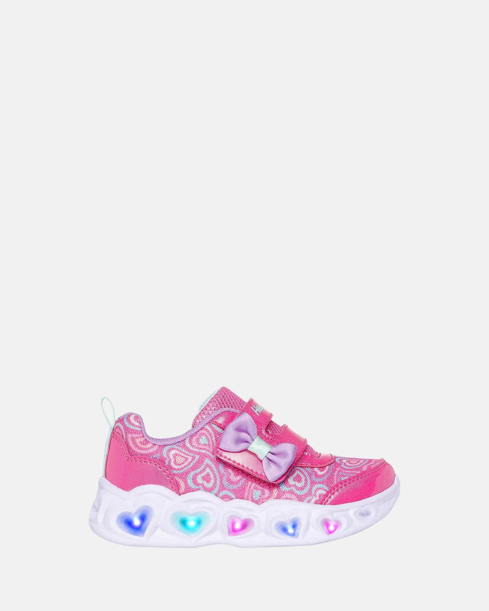 Heart Lights Boogie Land Inf Hot Pink Multi