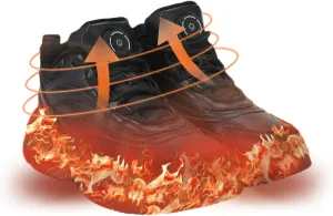 Heated Shoes for Women with 3 Heating Settings 4000Mah Rechargeable Foot Warmers for Feet, Winter Heated Insoles Sneakers for Men, Electric Heating for Outdoor Work Hiking Cycling