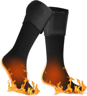 Heated Socks for Men Women, Rechargeable Electric Heated Socks Foot Warmer Winter Thermal Socks for Sports Camping Skiing Fishing Hunting Cycling Running Cold Weather Washable Warm Heating Socks