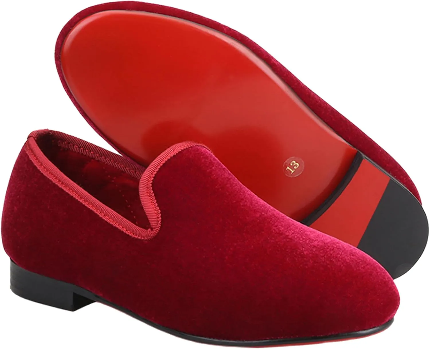 HI&HANN Toddler Boys Girls Dress Shoes Little Kid Shoes Wedding Parent-Child Shoes Slip On Loafer Flats Shoes Matching Outfits