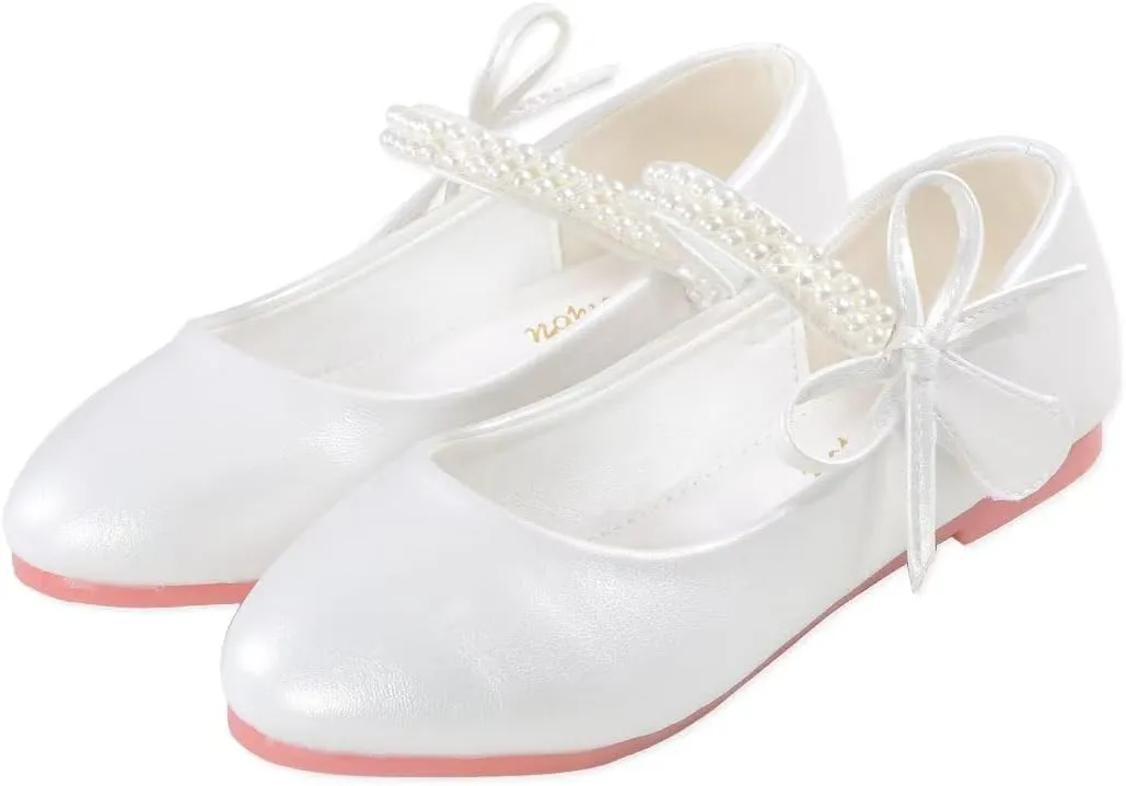 High Heels for Kids Princess Shoes Flats Wedding Party for Girls Toddler Little Kid