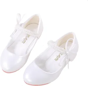 High Heels for Kids Princess Shoes Flats Wedding Party for Girls Toddler Little Kid
