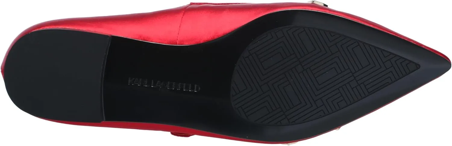 KARL LAGERFELD Women's Veyda Everyday Mary Jane Flat