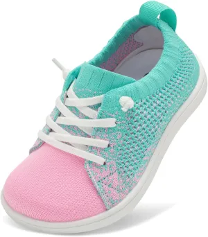 LeIsfIt Toddler Shoes Girls Boys Wide Shoes Kids Zero Drop Minimalist Sneakers Barefoot Slip on Tennis Sneakers