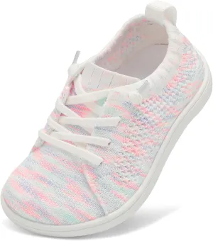 LeIsfIt Toddler Shoes Girls Boys Wide Shoes Kids Zero Drop Minimalist Sneakers Barefoot Slip on Tennis Sneakers