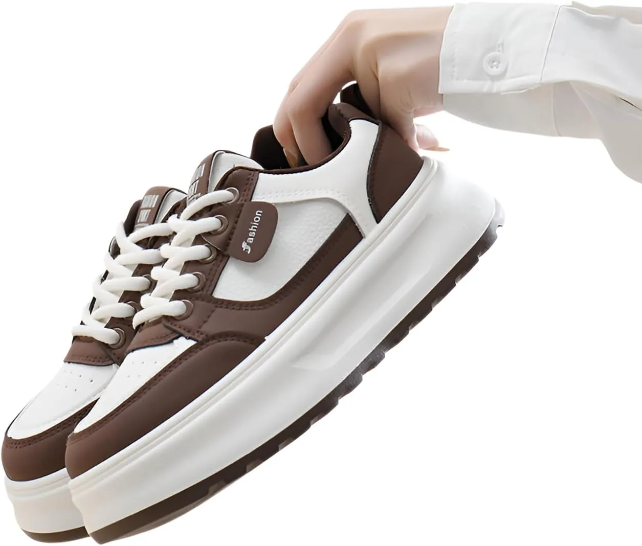 lilaBelle]Ins-Famous Women's Thick-Sole Athletic Sneakers 2025-4.5cm Leg-Lengthening Design, Lightweight Breathable Walking Shoes with Enhanced for Campus/Jogging/Streetwear