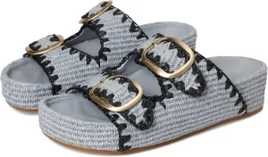 Loeffler Randall Women's Theo Two Band Sandals Slide