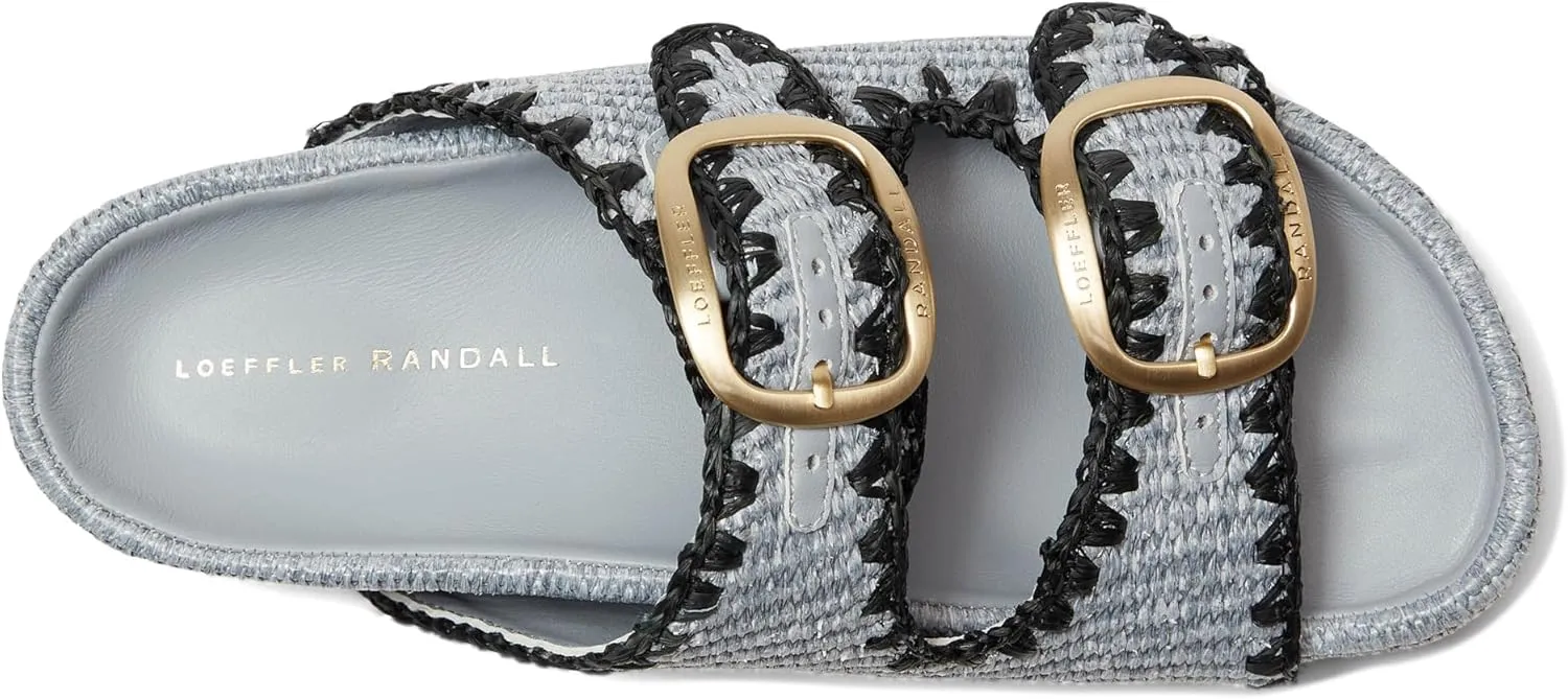 Loeffler Randall Women's Theo Two Band Sandals Slide