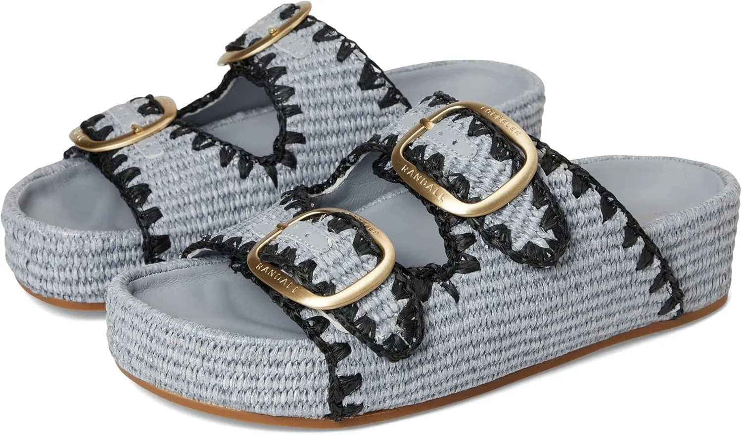 Loeffler Randall Women's Theo Two Band Sandals Slide