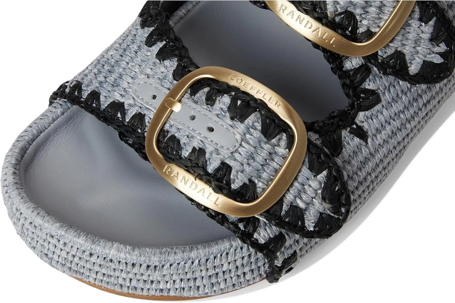 Loeffler Randall Women's Theo Two Band Sandals Slide