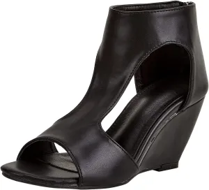 Luxury Customized Luxury Designer Sandals Women and Women Fashion High Heel Sandals Women Heeled Sandals for Women Clear (Black, 8)