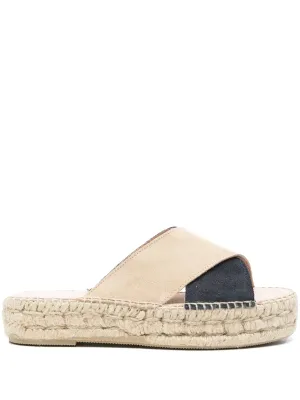 Manebi Double Sole X Bands Sandals