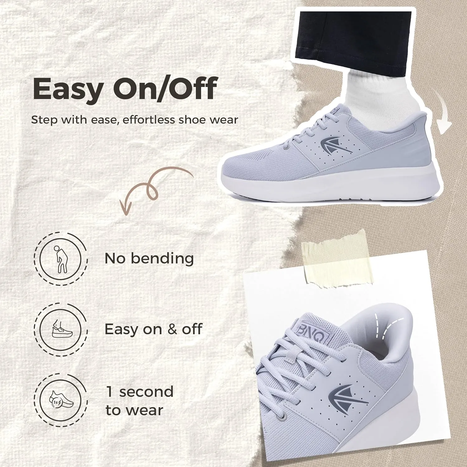 MEHOTO Men's Wide Walking Shoes | Tennis Minimalist Sneakers | Zero Drop Sole US 7-12