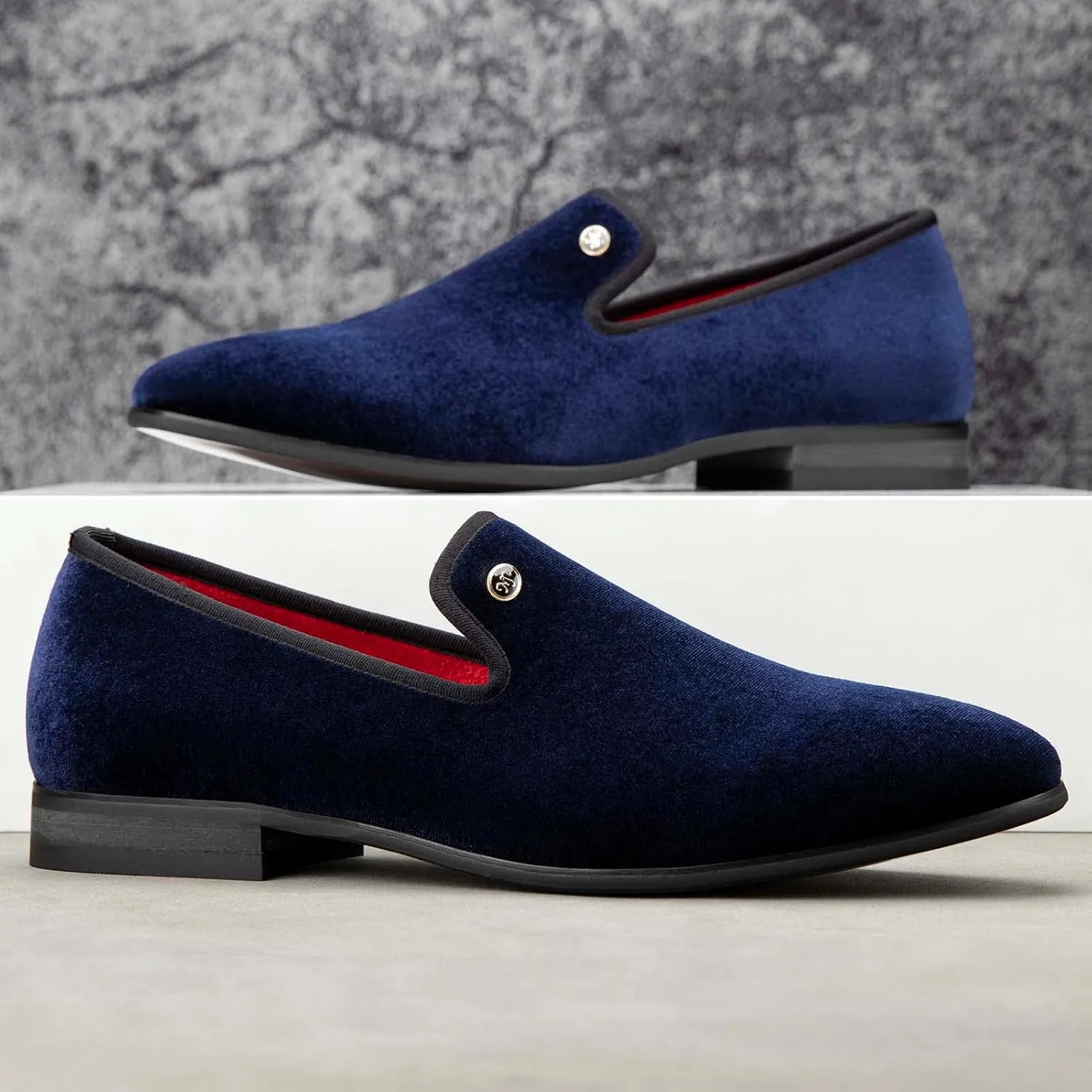 Meijiana Mens Loafers Wedding Dress Shoes Slip-On Loafers for Men Tuxedo Suit Shoes