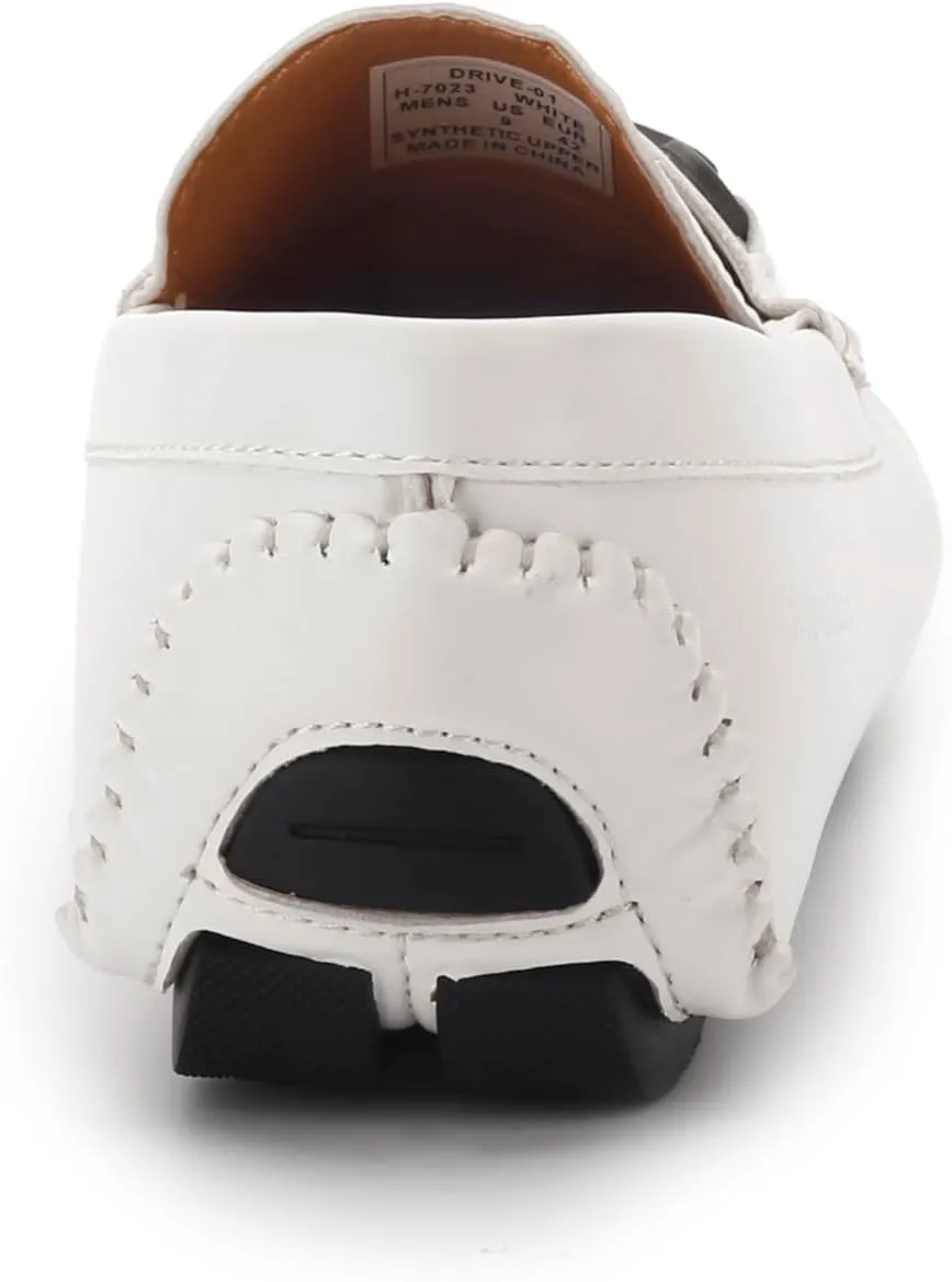 Men's Bit Comfort Driving Shoes, Stylish Slip-On Loafers for Casual and Everyday Wear, Sizes 8-12
