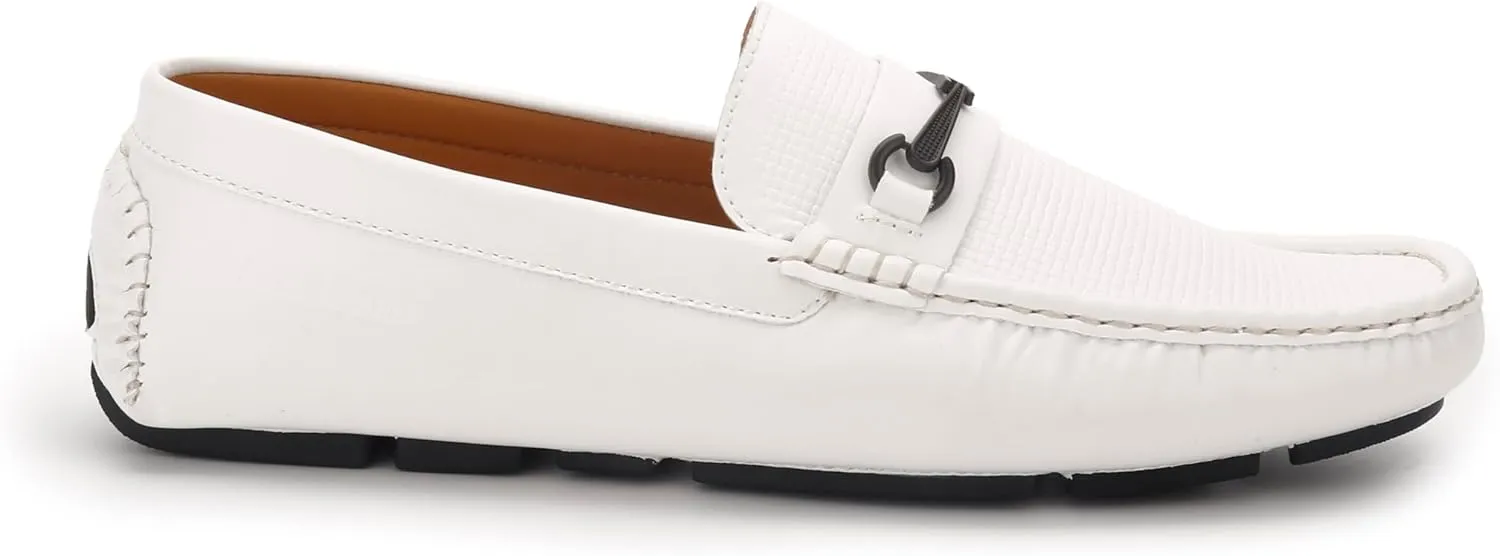 Men's Bit Comfort Driving Shoes, Stylish Slip-On Loafers for Casual and Everyday Wear, Sizes 8-12