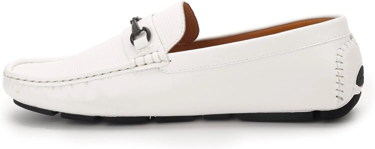 Men's Bit Comfort Driving Shoes, Stylish Slip-On Loafers for Casual and Everyday Wear, Sizes 8-12