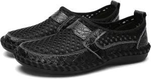 Men's Breathable Casual Mesh Loafers Slip On Walking Shoes Drving Moccasin Loafers for Men