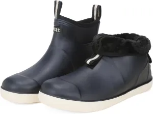 Mens Deck Boots, Saltwater Fishing Booties Rubber Waterproof Ankle Rain Boots, High-performance Footwear Chelsea Boots for Gardening Fishing Boating Camping Sailing