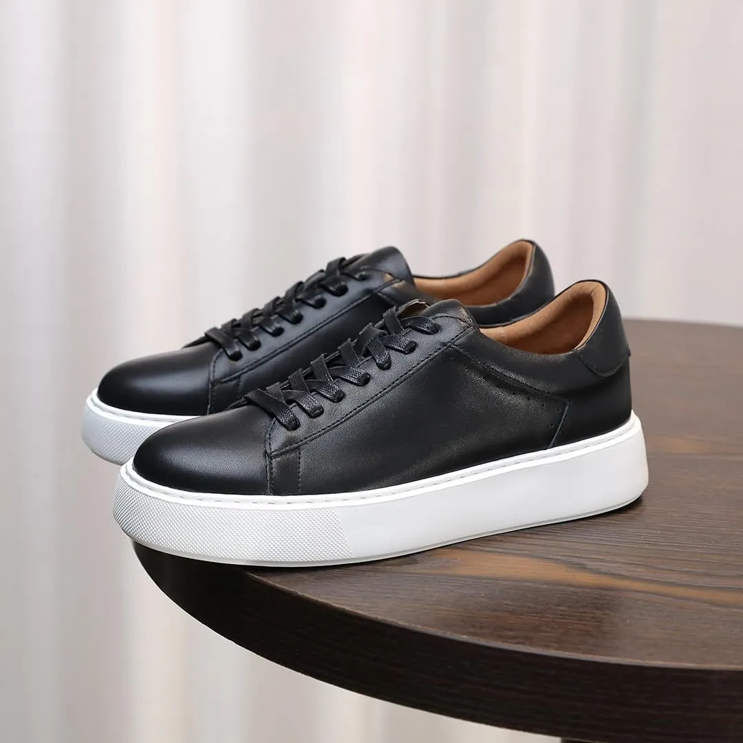 Men's Fashion Dress Sneakers Business Oxfords Bussiness Formal Loafers Lace Up Soft Plain-Toe Comfortable Breathable Lightweight Non Slip