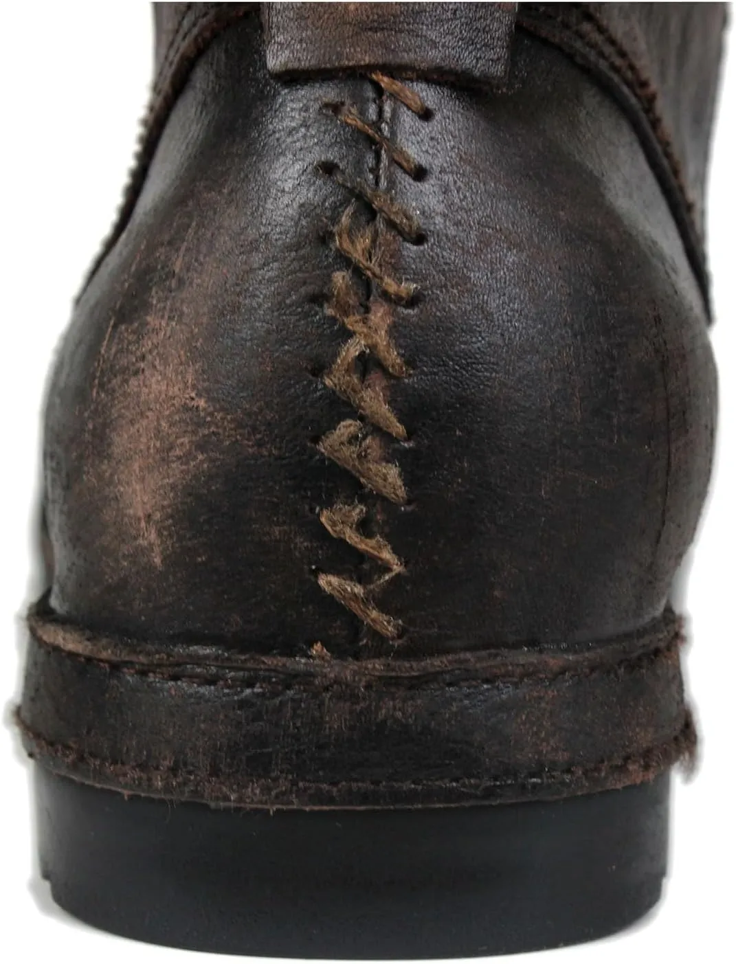 Men's Grippy Black Iron Piece Toe-tipped Design Chukka Boots Lace-up Motorcycle Casual Leather Dress Ankle Boot for Men Fashion 6015-3-A-R