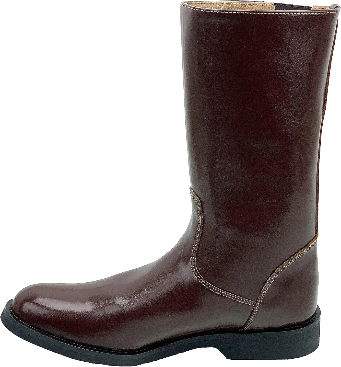 Mens Man Atlas Mid Calf Leather Boots