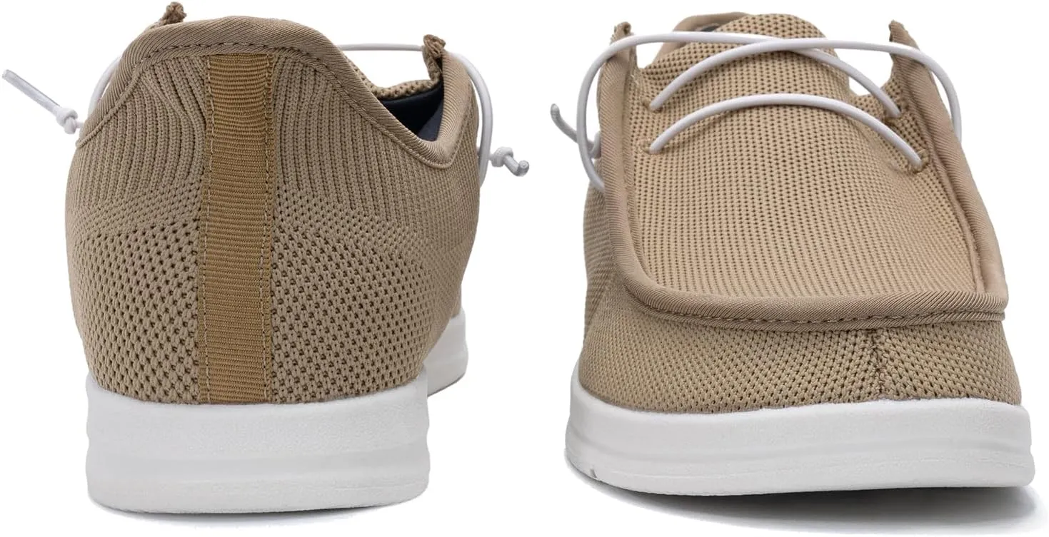 Men's Slip On Casual Shoes Arch Support Waking Loafers Non Slip Fashion Canvas Driving Boat Shoes Size 8-13