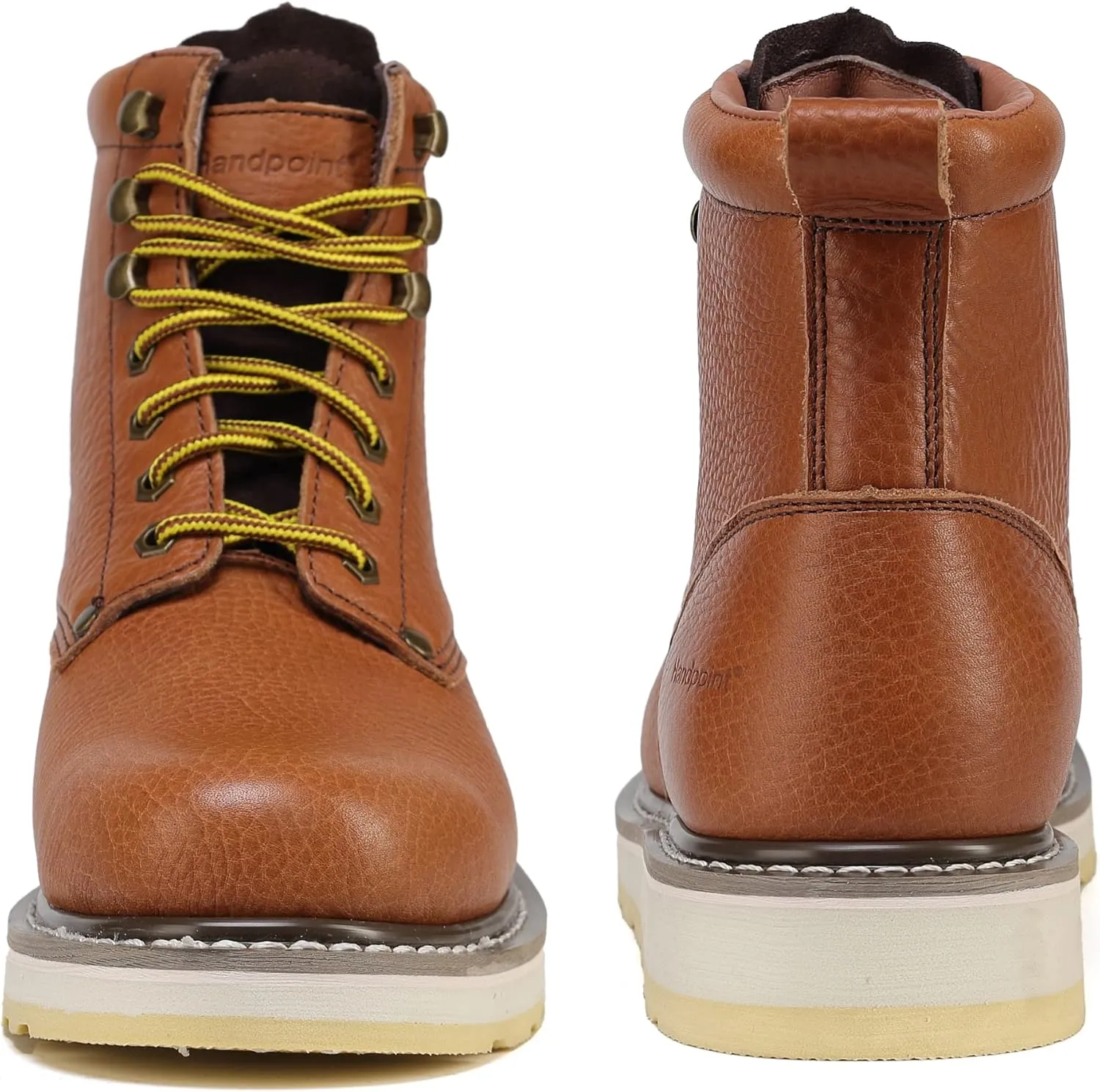 Men's Stylish Classic 6" Soft Toe EH Work Boots - Brown 84984