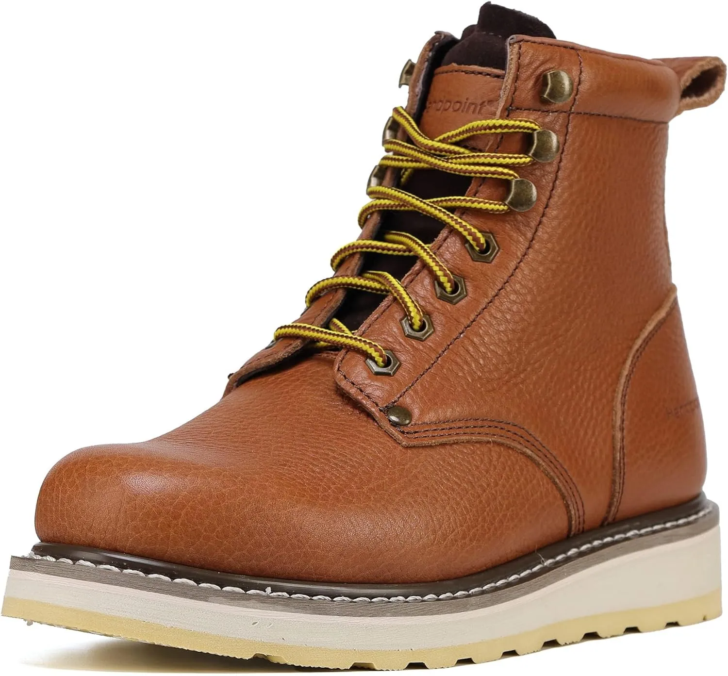 Men's Stylish Classic 6" Soft Toe EH Work Boots - Brown 84984