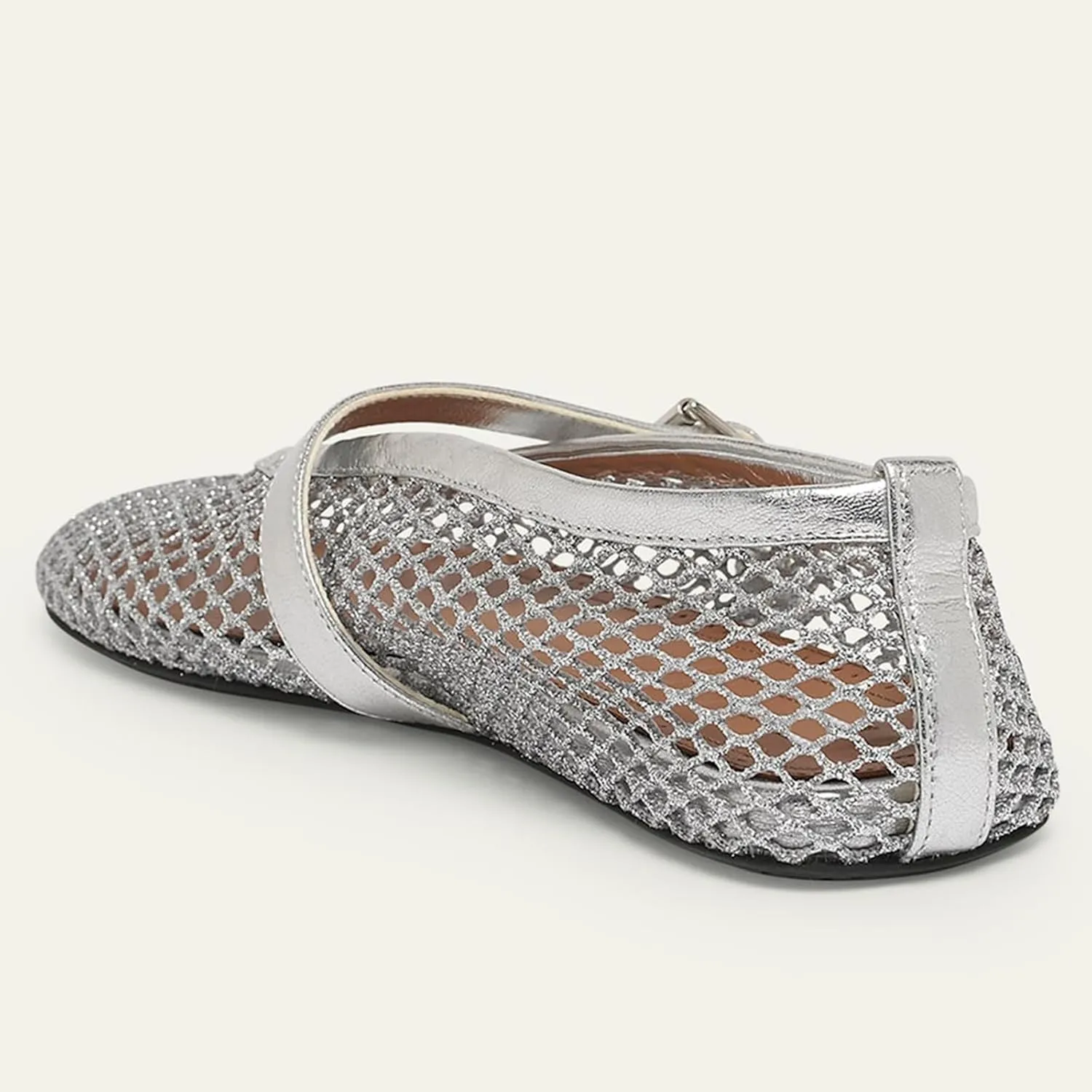 Mesh Ballet Flats for Women Buckle Strap Comfortable Mary Jane Shoes Ladies Wide Width Casual Dress Ballerina Flats
