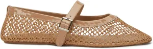 Mesh Ballet Flats for Women Buckle Strap Comfortable Mary Jane Shoes Ladies Wide Width Casual Dress Ballerina Flats