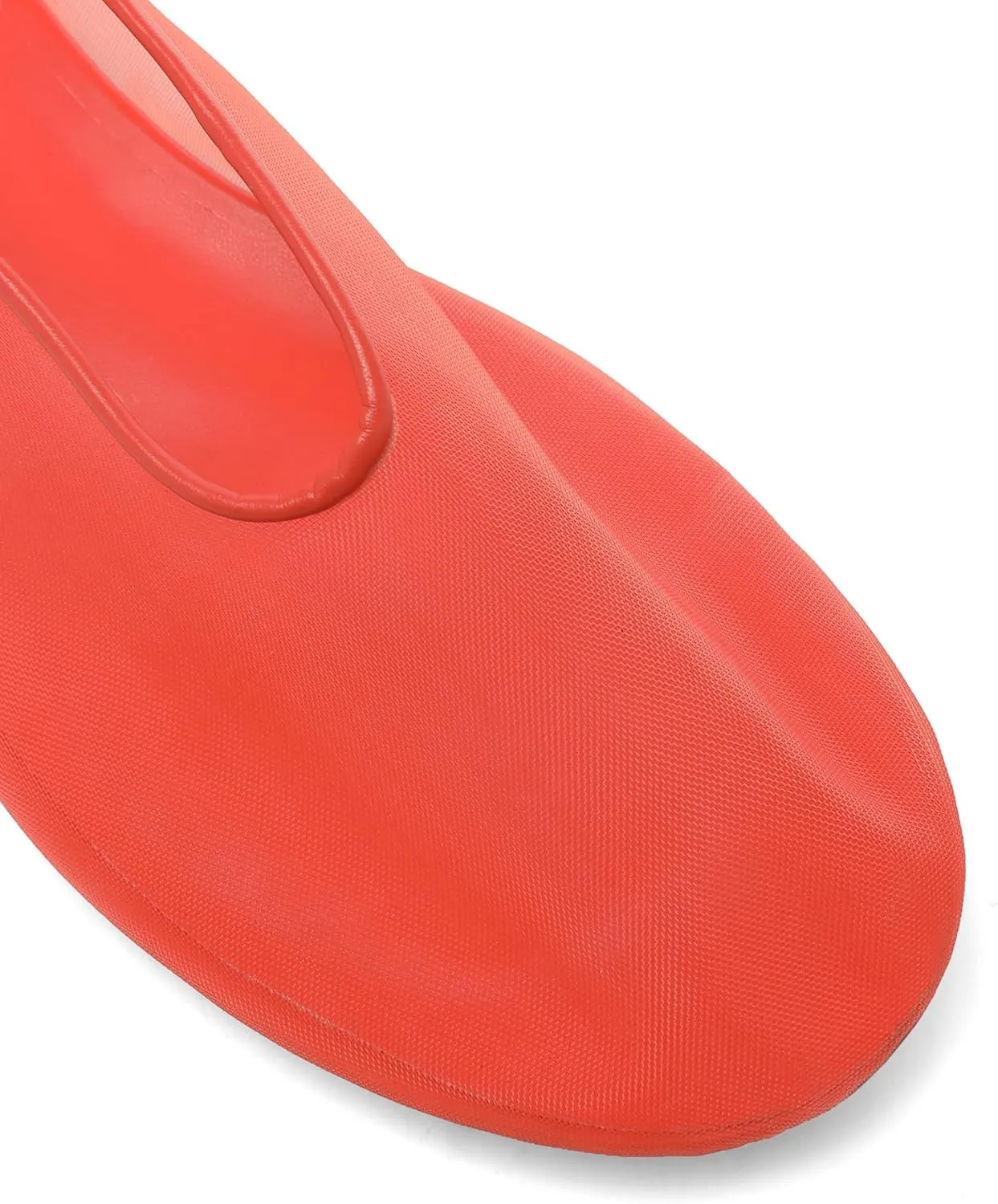 Mesh Ballet Flats for Women Round Toe Slip On Ballerina Mary Jane Shoes Tulle Comfortable Casual Dress Shoes
