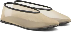 Mesh Ballet Flats for Women Round Toe Slip On Ballerina Mary Jane Shoes Tulle Comfortable Casual Dress Shoes