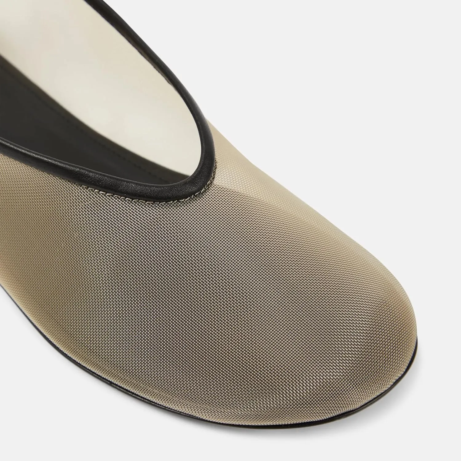 Mesh Ballet Flats for Women Round Toe Slip On Ballerina Mary Jane Shoes Tulle Comfortable Casual Dress Shoes