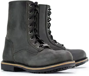 Milwaukee Leather MBM9065 Men's Antique Black Lace-Up High-Rise Boots - 10