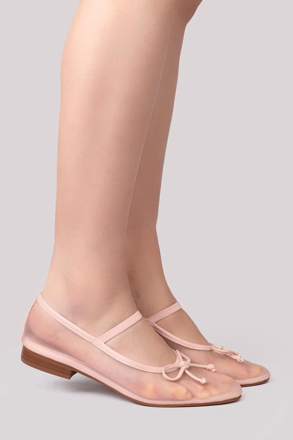 MUCCCUTE Women's Mesh Ballet Flats, Round Toe Ballerina Flats Shoes Casual Dress Mary Jane Flats