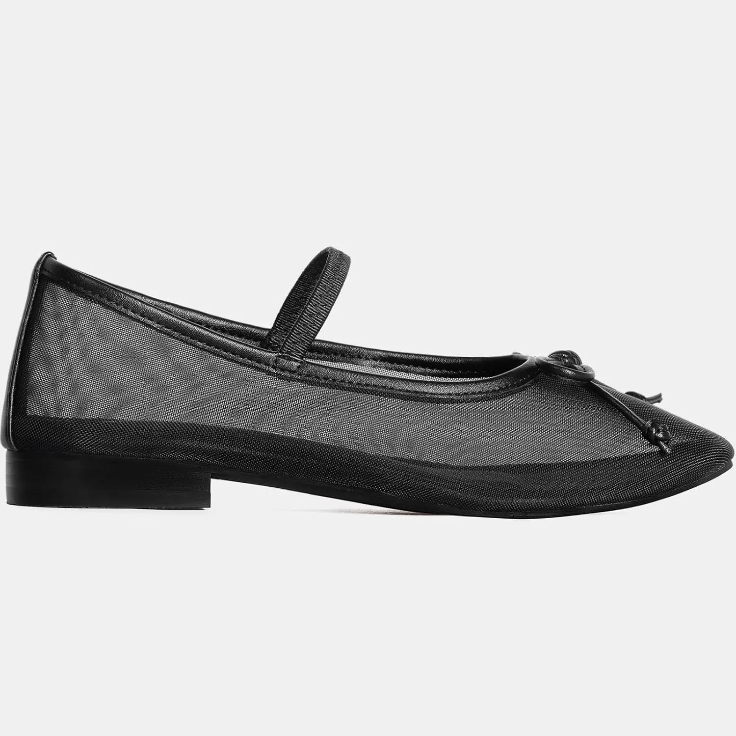 MUCCCUTE Women's Mesh Ballet Flats, Round Toe Ballerina Flats Shoes Casual Dress Mary Jane Flats