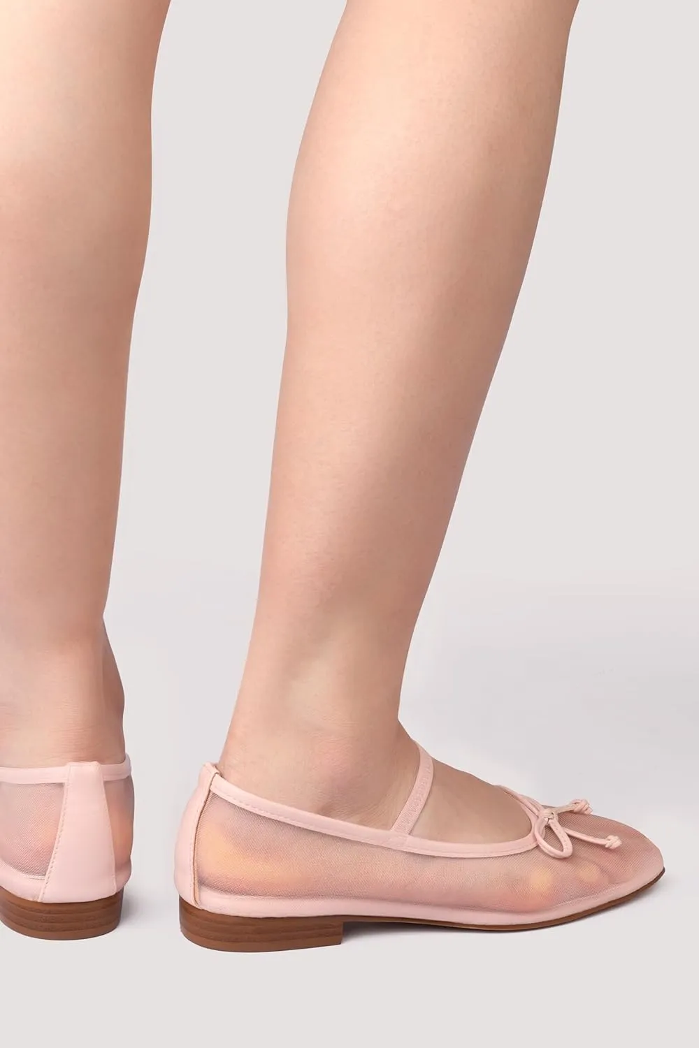 MUCCCUTE Women's Mesh Ballet Flats, Round Toe Ballerina Flats Shoes Casual Dress Mary Jane Flats