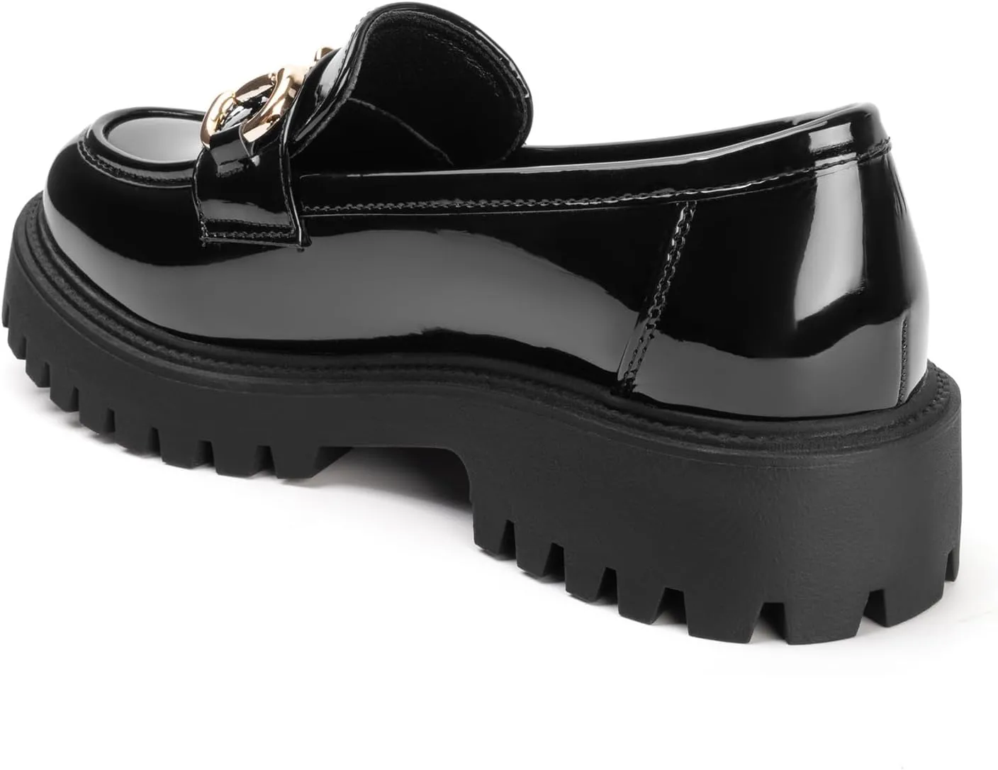 MUSSHOE Loafers for Women Platform Chunky Comfortable Slip-On Womens Loafers Fashion Business Work Dressy Casual Shoes