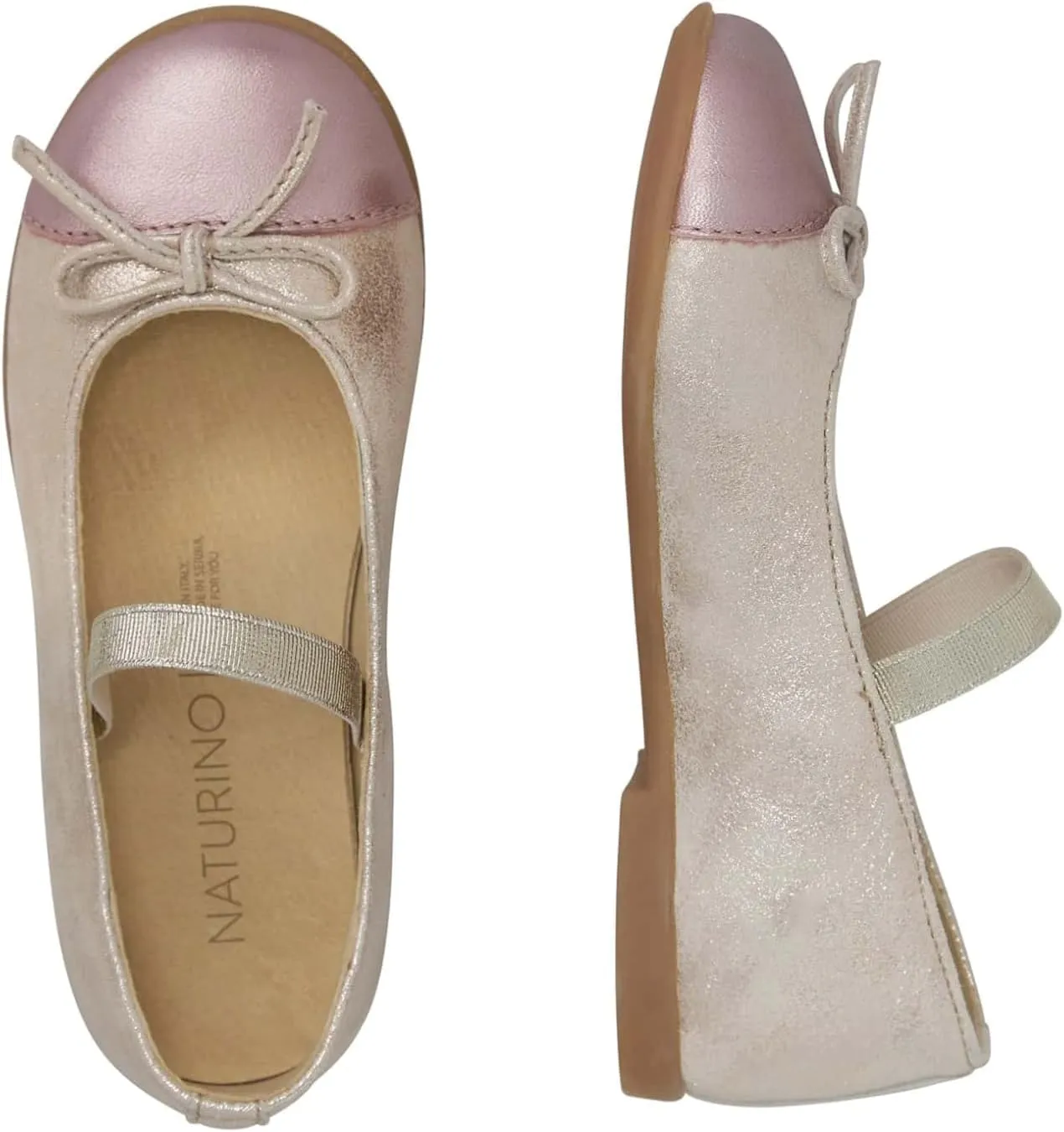 Naturino Girl's Croise Tip (Toddler/Little Kid) Ballet Flat